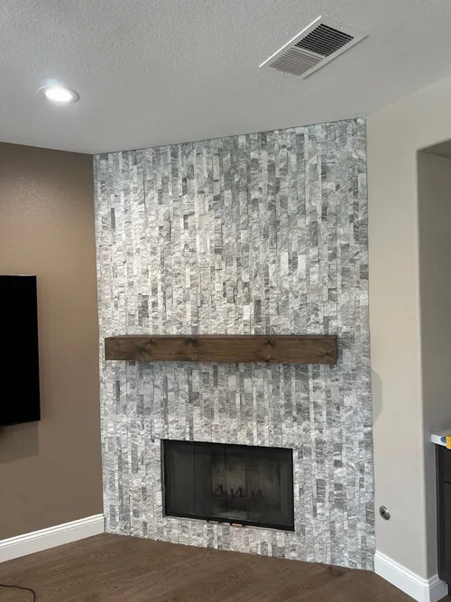 Custom Fireplace Surround in Copper Canyon